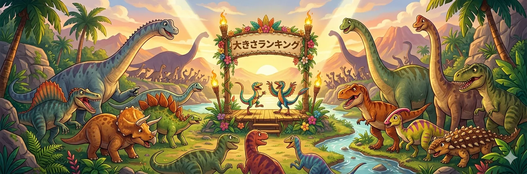 【一番大きいのは？】恐竜の大きさランキングTOP10！最大の恐竜を最新の学説から徹底解説