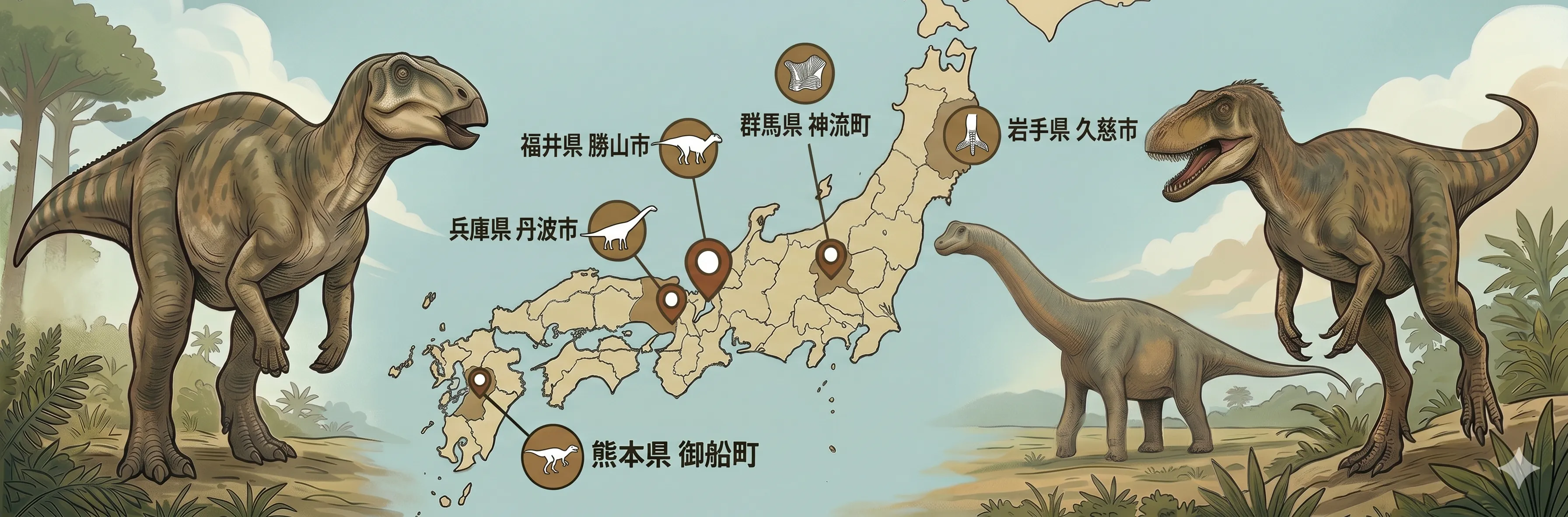 日本は恐竜王国？国内の主要発掘エリアと化石発掘体験スポット5選
